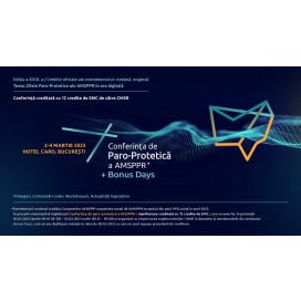 Conferinta  de paro-protetica a AMSPPR,  2 - 4 martie 2023