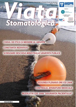 Revista Viata Stomatologica nr.4 August 2008